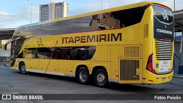 Viação Nova Itapemirim 40236 na cidade de Rio de Janeiro, Rio de Janeiro, Brasil, por Fábio Paixão. Número da foto: #12475808.