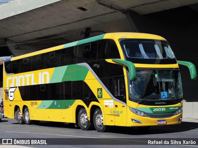 Empresa Gontijo de Transportes 25035 na cidade de Belo Horizonte, Minas Gerais, Brasil, por Rafael da Silva Xarão. Número da foto: #12476085.
