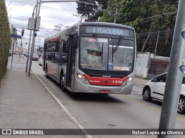 Express Transportes Urbanos Ltda 4 8764 na cidade de São Paulo, São Paulo, Brasil, por Rafael Lopes de Oliveira. Número da foto: #12477404.