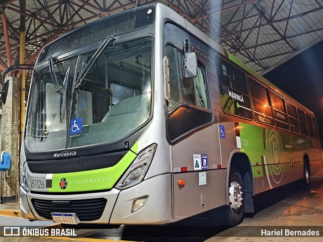Viação Garcia 81126 na cidade de Maringá, Paraná, Brasil, por Hariel Bernades. Número da foto: #12477533.