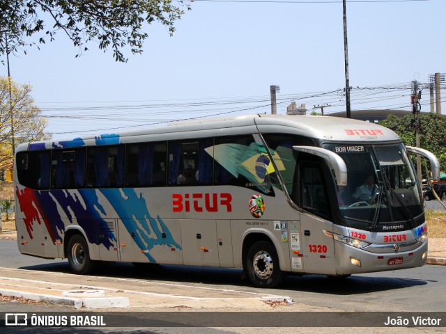 Bitur Transporte Coletivo e Turismo 1320 na cidade de Teresina, Piauí, Brasil, por João Victor. Número da foto: #12477198.