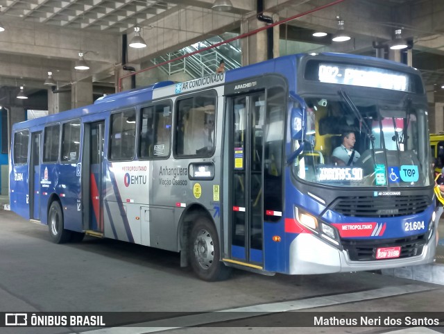 Viação Osasco 21.604 na cidade de Carapicuíba, São Paulo, Brasil, por Matheus Neri dos Santos. Número da foto: #12477201.