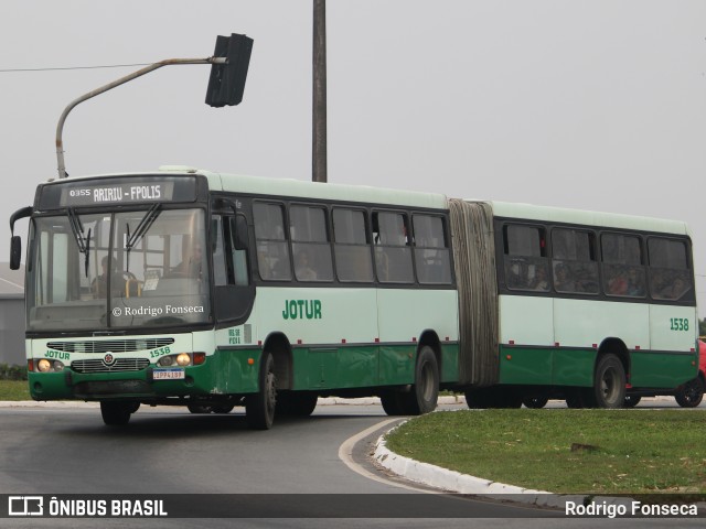 Jotur - Auto Ônibus e Turismo Josefense 1538 na cidade de Florianópolis, Santa Catarina, Brasil, por Rodrigo Fonseca. Número da foto: #12477380.