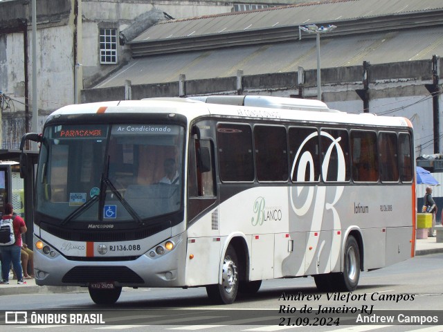 Transportes Blanco RJ 136.088 na cidade de Rio de Janeiro, Rio de Janeiro, Brasil, por Andrew Campos. Número da foto: #12477738.