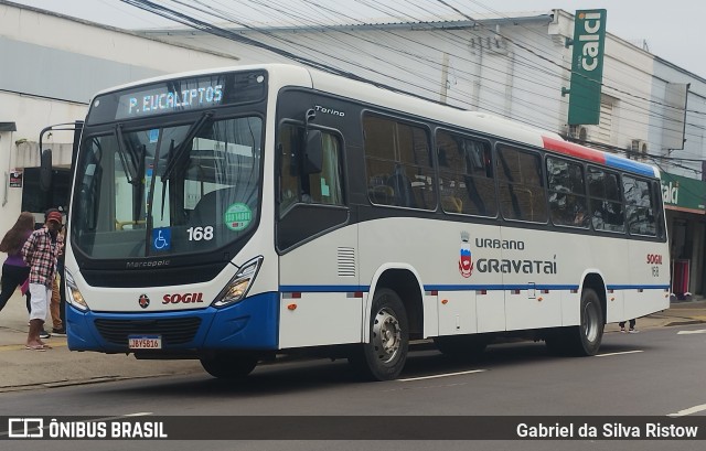 SOGIL - Sociedade de Ônibus Gigante Ltda. 168 na cidade de Gravataí, Rio Grande do Sul, Brasil, por Gabriel da Silva Ristow. Número da foto: #12476101.