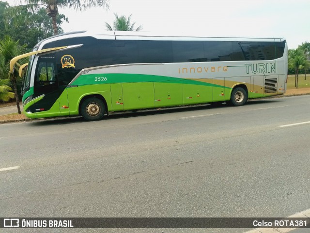 Turin Transportes 2526 na cidade de Ipatinga, Minas Gerais, Brasil, por Celso ROTA381. Número da foto: #12476881.