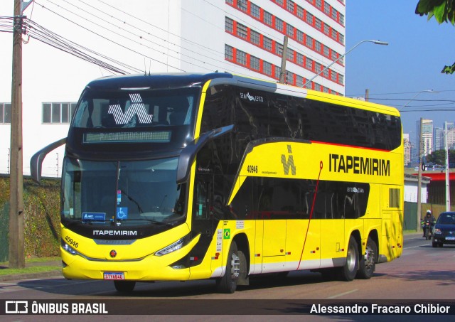 Viação Nova Itapemirim 40946 na cidade de Curitiba, Paraná, Brasil, por Alessandro Fracaro Chibior. Número da foto: #12475993.