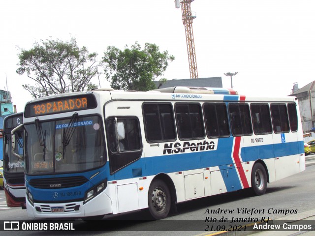 Viação Nossa Senhora da Penha RJ 188.079 na cidade de Rio de Janeiro, Rio de Janeiro, Brasil, por Andrew Campos. Número da foto: #12477702.
