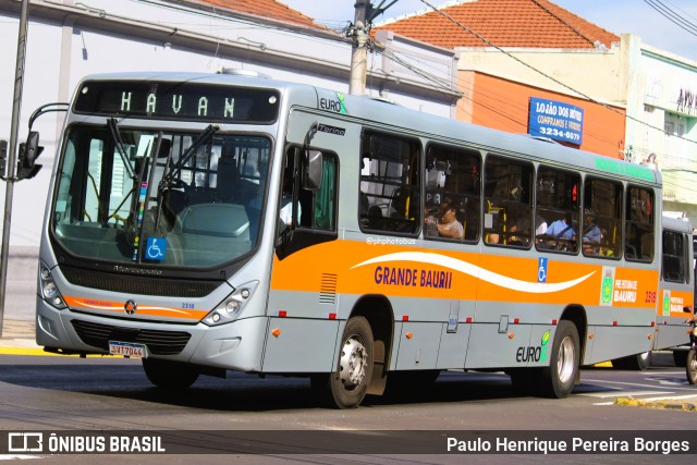 Transportes Coletivos Grande Bauru 2318 na cidade de Bauru, São Paulo, Brasil, por Paulo Henrique Pereira Borges. Número da foto: #12476948.