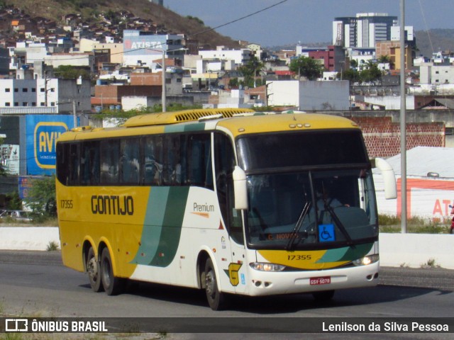 Empresa Gontijo de Transportes 17355 na cidade de Caruaru, Pernambuco, Brasil, por Lenilson da Silva Pessoa. Número da foto: #12477509.