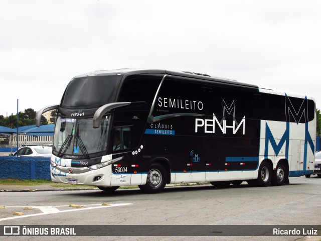 Empresa de Ônibus Nossa Senhora da Penha 59004 na cidade de São Paulo, São Paulo, Brasil, por Ricardo Luiz. Número da foto: #12479562.