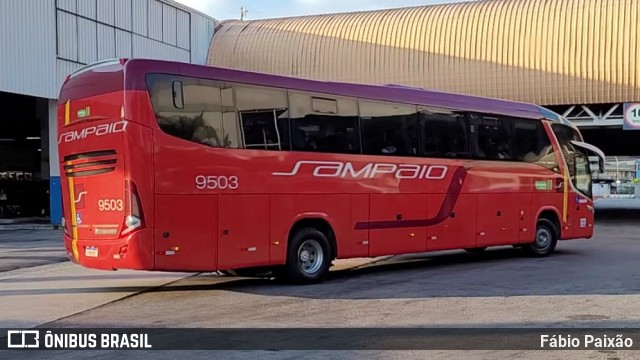 Viação Sampaio 9503 na cidade de Rio de Janeiro, Rio de Janeiro, Brasil, por Fábio Paixão. Número da foto: #12478361.