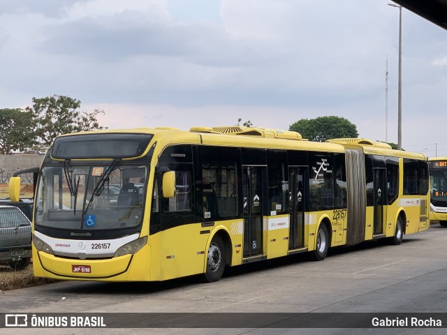 Viação Pioneira 226157 na cidade de Santa Maria, Distrito Federal, Brasil, por Gabriel Rocha. Número da foto: #12478377.