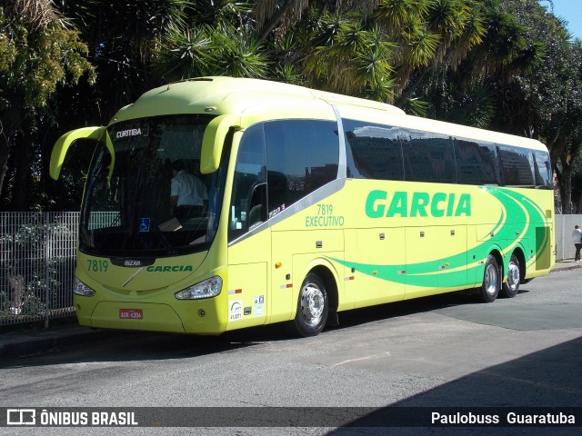 Viação Garcia 7819 na cidade de Curitiba, Paraná, Brasil, por Paulobuss  Guaratuba. Número da foto: #12479817.