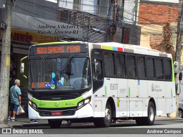Viação Nossa Senhora de Lourdes B58177 na cidade de Rio de Janeiro, Rio de Janeiro, Brasil, por Andrew Campos. Número da foto: #12477793.
