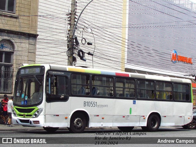 Viação Penha Rio B10551 na cidade de Rio de Janeiro, Rio de Janeiro, Brasil, por Andrew Campos. Número da foto: #12477789.