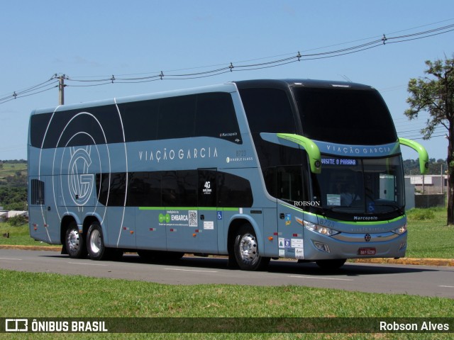 Viação Garcia 8723 na cidade de Paranavaí, Paraná, Brasil, por Robson Alves. Número da foto: #12478598.