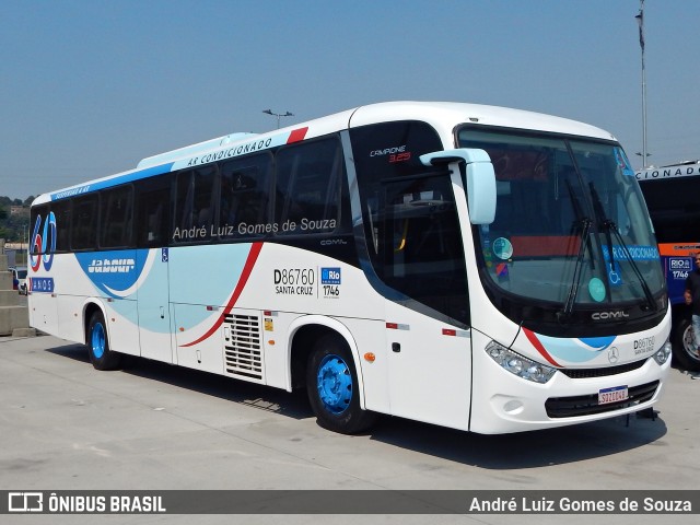 Auto Viação Jabour D86760 na cidade de Duque de Caxias, Rio de Janeiro, Brasil, por André Luiz Gomes de Souza. Número da foto: #12480306.