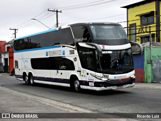 Viação Piracicabana 2660 na cidade de São Paulo, São Paulo, Brasil, por Ricardo Luiz. Número da foto: #12479329.