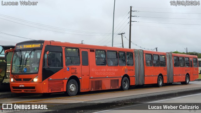 Transporte Coletivo Glória BD141 na cidade de Curitiba, Paraná, Brasil, por Lucas Weber Calizario. Número da foto: #12478160.