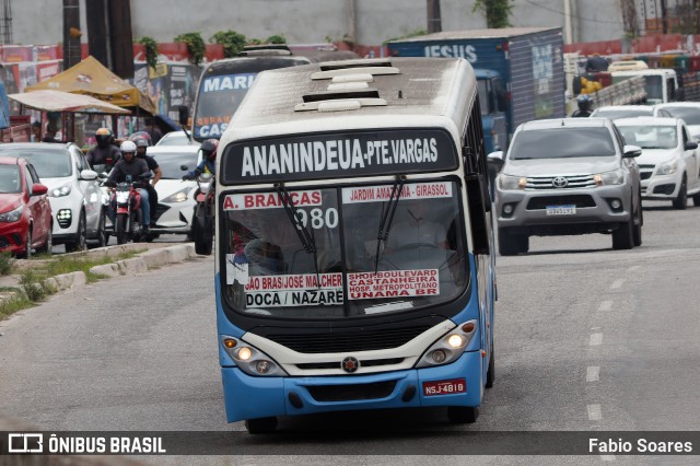 Transportes Barata BN-98016 na cidade de Belém, Pará, Brasil, por Fabio Soares. Número da foto: #12478069.