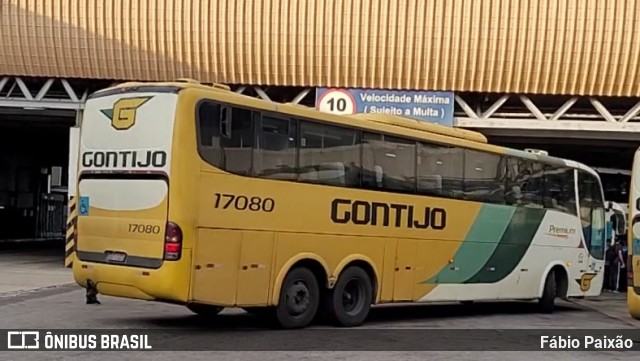 Empresa Gontijo de Transportes 17080 na cidade de Rio de Janeiro, Rio de Janeiro, Brasil, por Fábio Paixão. Número da foto: #12478357.