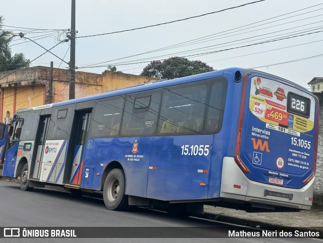 Viação Miracatiba 15.1055 na cidade de Embu-Guaçu, São Paulo, Brasil, por Matheus Neri dos Santos. Número da foto: #12478375.