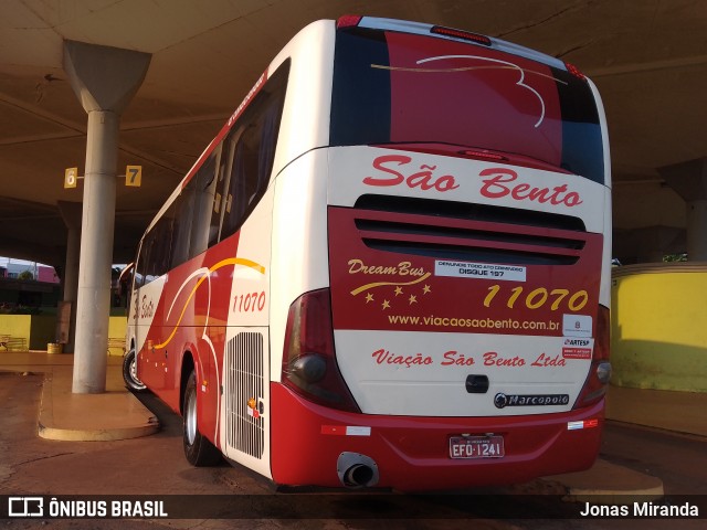 Viação São Bento Ribeirão Preto 11070 na cidade de Igarapava, São Paulo, Brasil, por Jonas Miranda. Número da foto: #12478858.