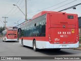STU Santiago Transporte Urbano SRRX88 na cidade de Puente Alto, Cordillera, Metropolitana de Santiago, Chile, por Benjamín Tomás Lazo Acuña. Número da foto: #12478984.