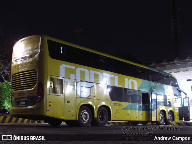 Empresa Gontijo de Transportes 25015 na cidade de Pirapora, Minas Gerais, Brasil, por Andrew Campos. Número da foto: #12482359.
