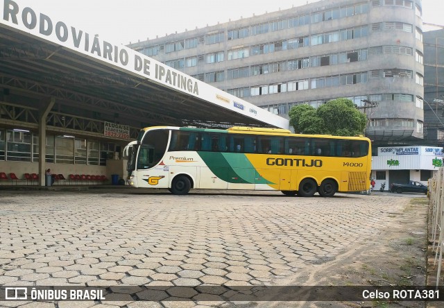 Empresa Gontijo de Transportes 14000 na cidade de Ipatinga, Minas Gerais, Brasil, por Celso ROTA381. Número da foto: #12482722.