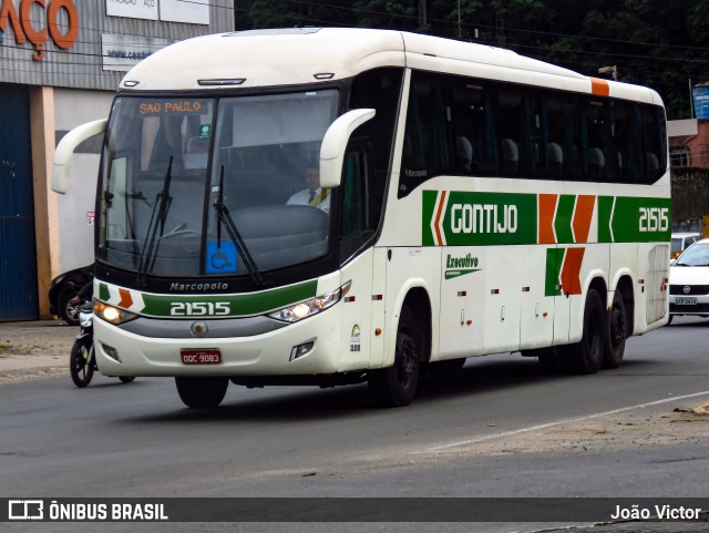 Empresa Gontijo de Transportes 21515 na cidade de Ilhéus, Bahia, Brasil, por João Victor. Número da foto: #12480656.