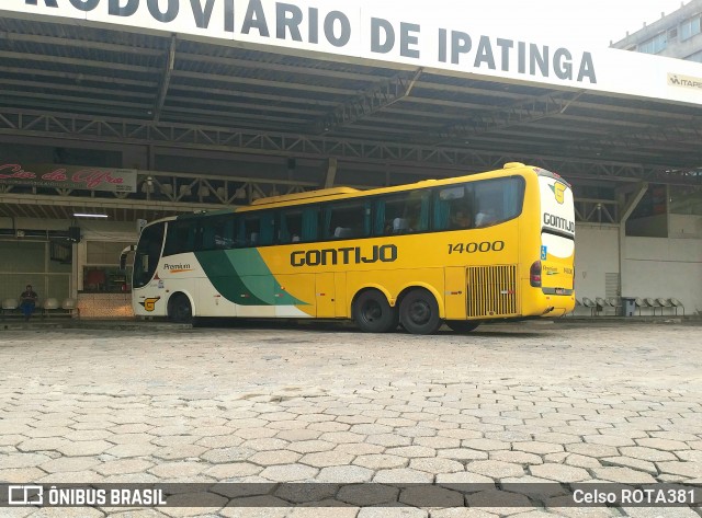 Empresa Gontijo de Transportes 14000 na cidade de Ipatinga, Minas Gerais, Brasil, por Celso ROTA381. Número da foto: #12482742.
