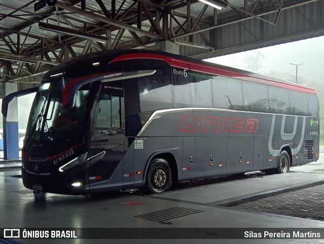 Transportes Única Petrópolis RJ 163.032 na cidade de Petrópolis, Rio de Janeiro, Brasil, por Silas Pereira Martins. Número da foto: #12480778.