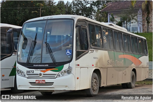 Empresa Auto Viação São José 2872 na cidade de Lauro Muller, Santa Catarina, Brasil, por Renato de Aguiar. Número da foto: #12482706.