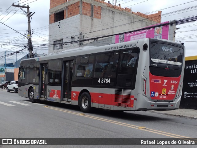Express Transportes Urbanos Ltda 4 8764 na cidade de São Paulo, São Paulo, Brasil, por Rafael Lopes de Oliveira. Número da foto: #12482253.