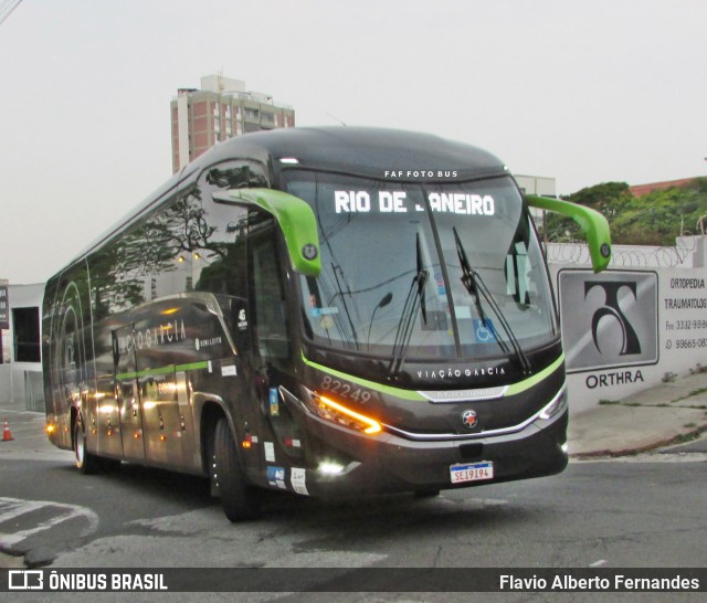 Viação Garcia 82249 na cidade de Sorocaba, São Paulo, Brasil, por Flavio Alberto Fernandes. Número da foto: #12480731.