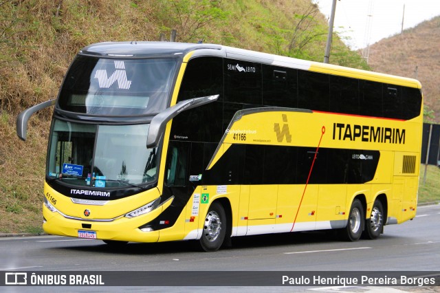Viação Nova Itapemirim 41166 na cidade de Piraí, Rio de Janeiro, Brasil, por Paulo Henrique Pereira Borges. Número da foto: #12481084.