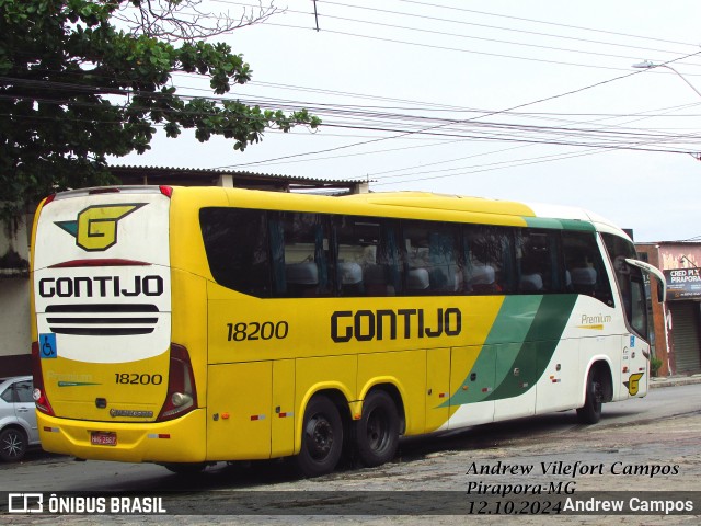 Empresa Gontijo de Transportes 18200 na cidade de Pirapora, Minas Gerais, Brasil, por Andrew Campos. Número da foto: #12482406.
