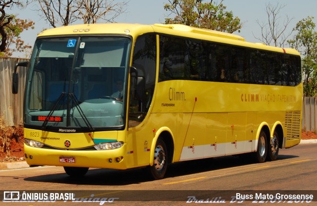 Viação Itapemirim 8823 na cidade de Brasília, Distrito Federal, Brasil, por Buss Mato Grossense. Número da foto: #12481920.