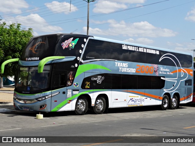 Transturismo 2000 4713 na cidade de Canindé, Ceará, Brasil, por Lucas Gabriel. Número da foto: #12481466.