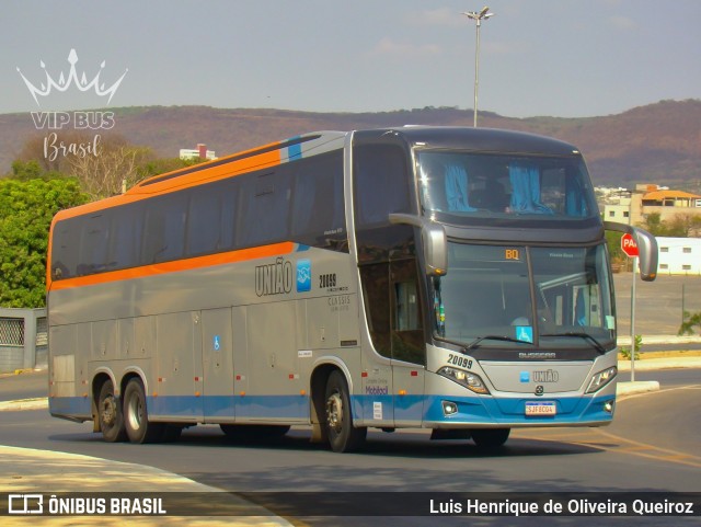Expresso União 20099 na cidade de Montes Claros, Minas Gerais, Brasil, por Luis Henrique de Oliveira Queiroz. Número da foto: #12482167.