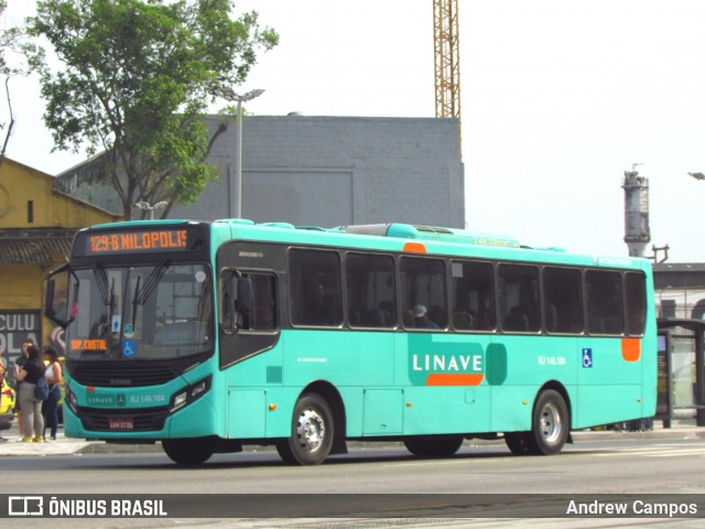 Linave Transportes RJ 146.104 na cidade de Rio de Janeiro, Rio de Janeiro, Brasil, por Andrew Campos. Número da foto: #12482912.