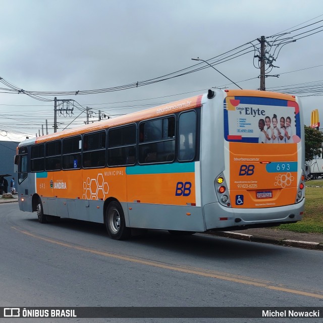 BB Transportes e Turismo 693 na cidade de Jandira, São Paulo, Brasil, por Michel Nowacki. Número da foto: #12482556.