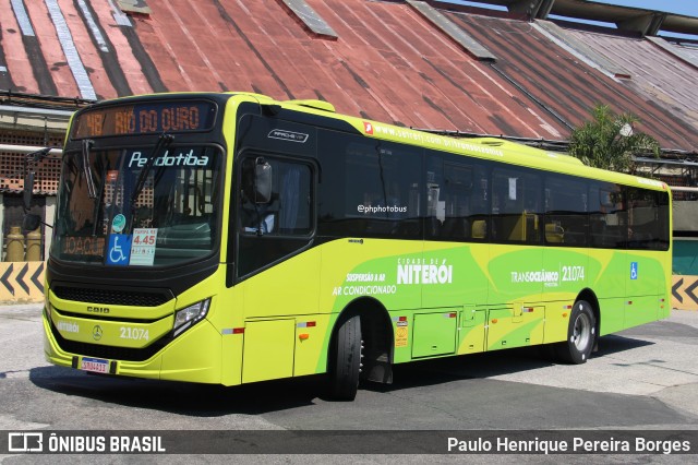 Viação Pendotiba 2.1.074 na cidade de Niterói, Rio de Janeiro, Brasil, por Paulo Henrique Pereira Borges. Número da foto: #12480973.