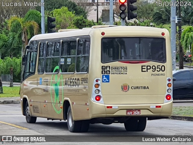 Auto Viação São José dos Pinhais EP950 na cidade de Curitiba, Paraná, Brasil, por Lucas Weber Calizario. Número da foto: #12482188.
