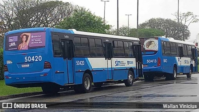 Transol Transportes Coletivos 50420 na cidade de Florianópolis, Santa Catarina, Brasil, por Wallan Vinicius. Número da foto: #12484077.