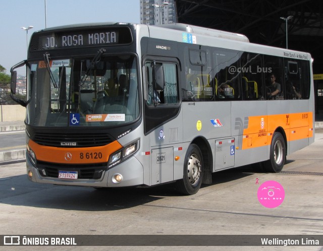 Alfa Rodo Bus 8 6120 na cidade de São Paulo, São Paulo, Brasil, por Wellington Lima. Número da foto: #12483019.