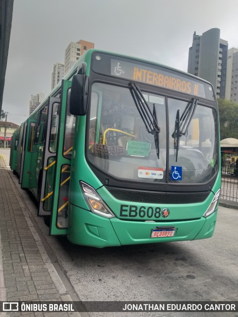 Auto Viação São José dos Pinhais EB608 na cidade de Curitiba, Paraná, Brasil, por JONATHAN EDUARDO CANTOR. Número da foto: #12484622.