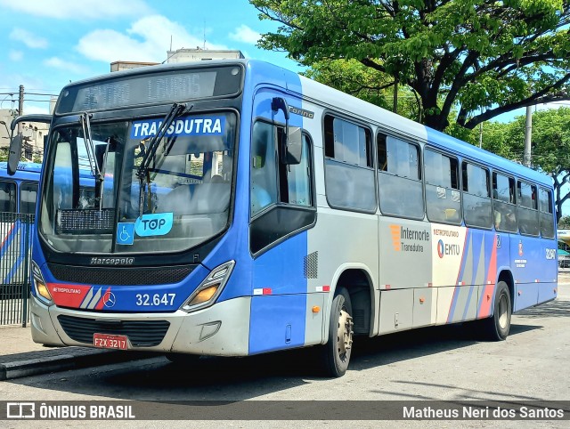 Viação Transdutra 32.647 na cidade de São Paulo, São Paulo, Brasil, por Matheus Neri dos Santos. Número da foto: #12484129.
